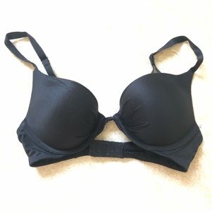 Women’s Victoria’s Secret Plunge Bra 32C Black Padded